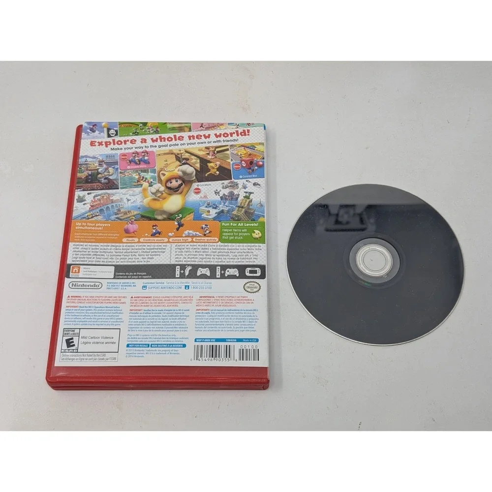 Super Mario 3D World (Nintendo Wii U, 2013)‎